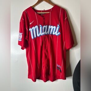 City Connect Miami Marlins Chisholm JR Sugar Kings Jersey